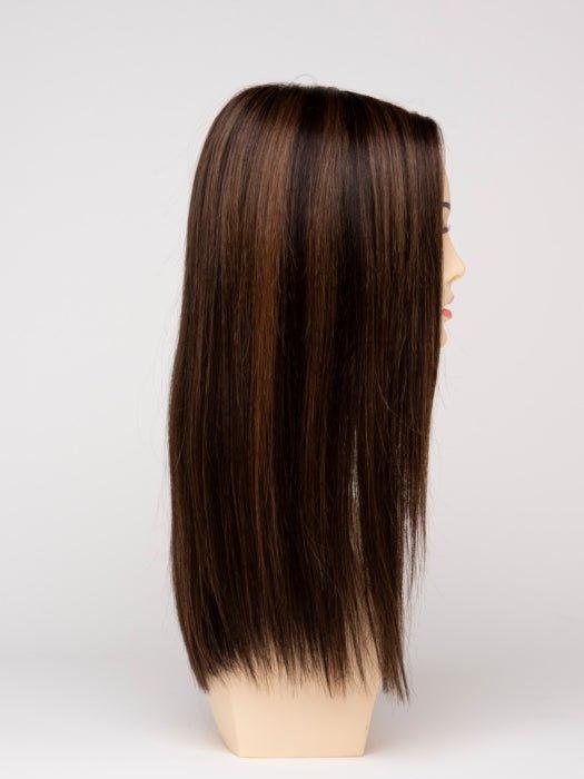 AMARETTO CREAM | Dark Brown roots with overall Medium Brown base with Honey Blonde highlights