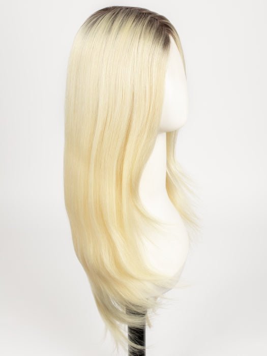 613/102S8 | Pale Natural Gold Blonde and Pale Platinum Blonde Blend, Shaded with Medium Brown