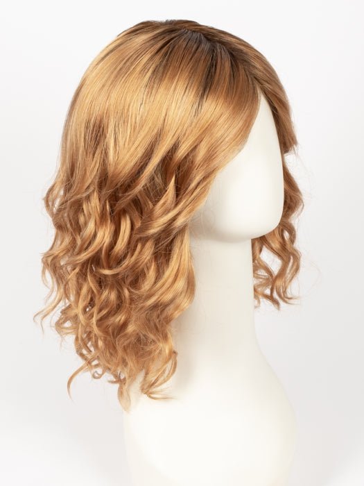 MANDARIN-ROOTED | Light Auburn and Strawberry Blonde Blend with Golden Brown Roots