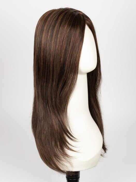 FS4/33/30A MIDNIGHT COCOA | Dark Brown, Medium Red, Medium Natural Red Blonde/Brown Blend with Medium Natural Red Blonde-Brown Blend Bold Highlights