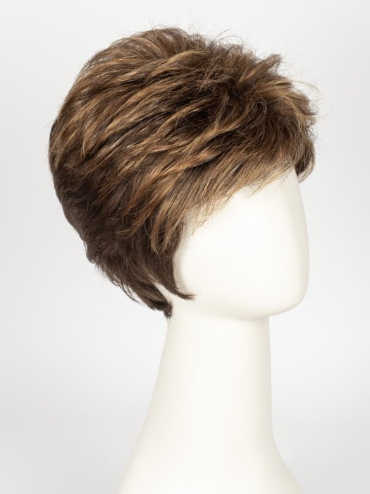 R829S GLAZED HAZELNUT | Rich Medium Brown with Ginger Highlights on Top