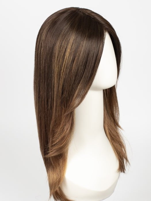 S6-30A27RO AUTUMN | Cascading Ombre Shade | Rich Chestnut Brown Roots fade and brighten into a Coppery and Crisp Auburn Hue