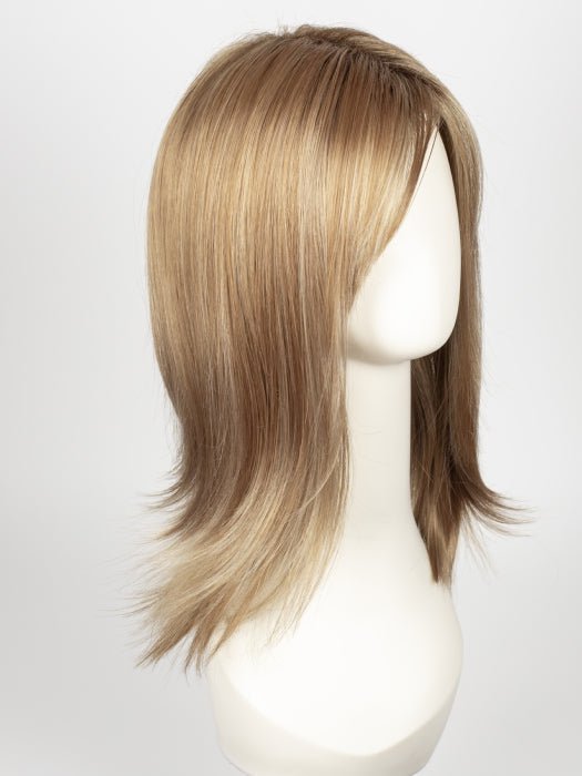 NUTMEG R | Rooted Dark Honey Brown Base with Strawberry Blonde Highlights