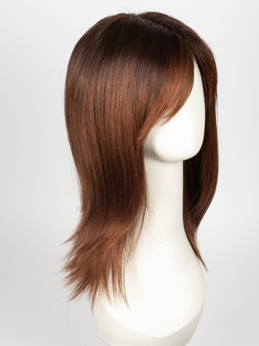 CRIMSON-LR | Light Copper blended with Medium Copper and Deep Burgundy roots