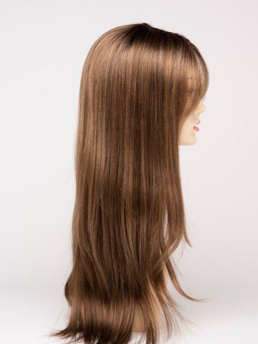 TOASTED-SESAME | Medium Brown roots with overall Warm Cinnamon base and Golden Blonde hightlights