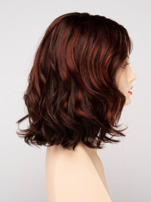 CHOCOLATE CHERRY | Dark Brown roots with overall Medium Brown base with Deep Red highlights