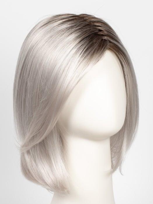 60S18 SLEET | Pure White shaded with Dark Natural Ash Blonde