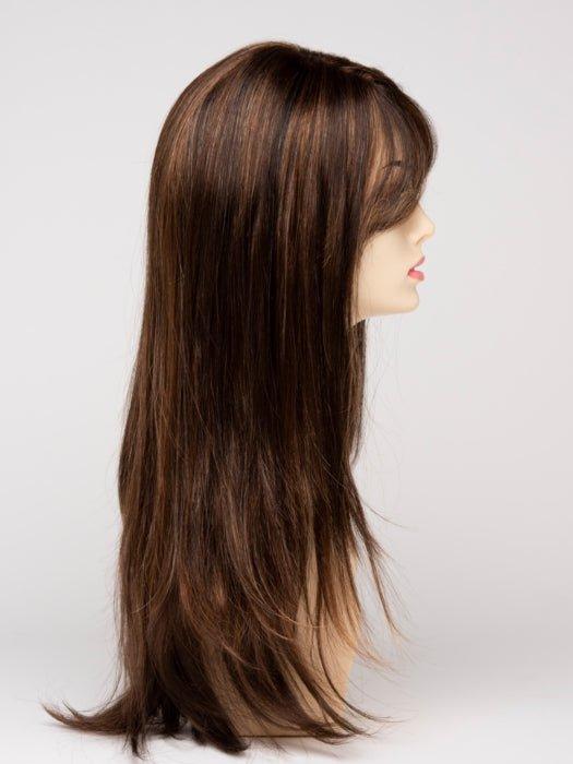 CHOCOLATE-CARAMEL | Medium Brown with Soft Red and Blonde highlights