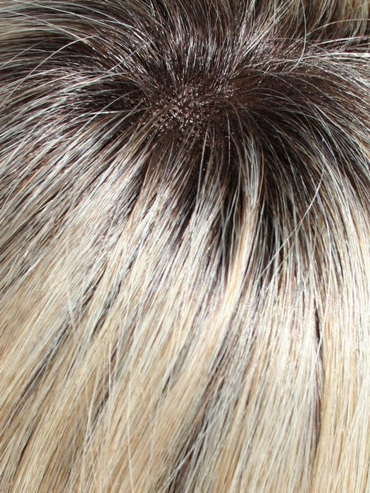 22/16S8 | Light Ash Blonde and Light Natural Blonde Blend, Shaded with Medium Brown