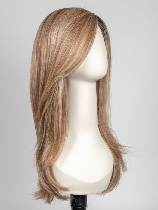 RL14/22SS SHADED WHEAT | Dark Blonde Evenly Blended with Platinum Blonde with Dark Roots