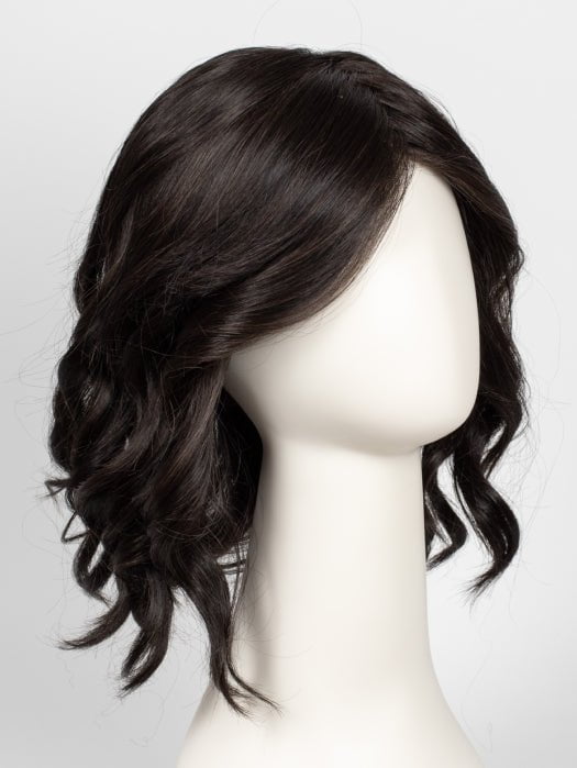 RL2/4 OFF BLACK | Black Evenly Blended with Dark Brown Highlights