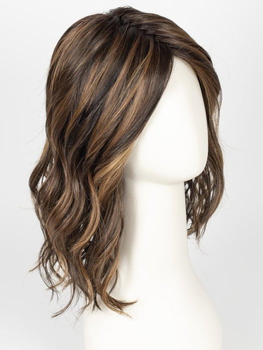 RL8/29SS SHADED HAZELNUT | Warm Medium Brown Evenly Blended with Ginger Blonde with Dark Roots