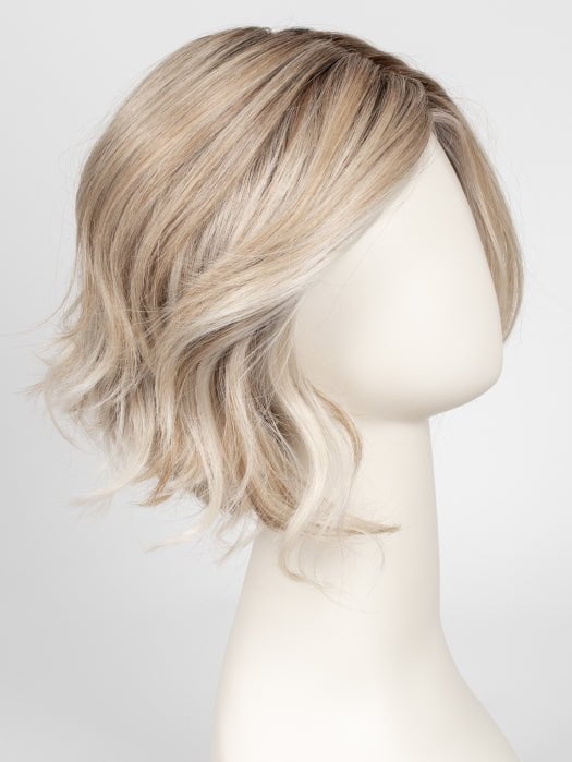 GF19-23SS BISCUIT | Light Ash Blonde Evenly Blended with Cool Platinum Blonde with Dark Roots