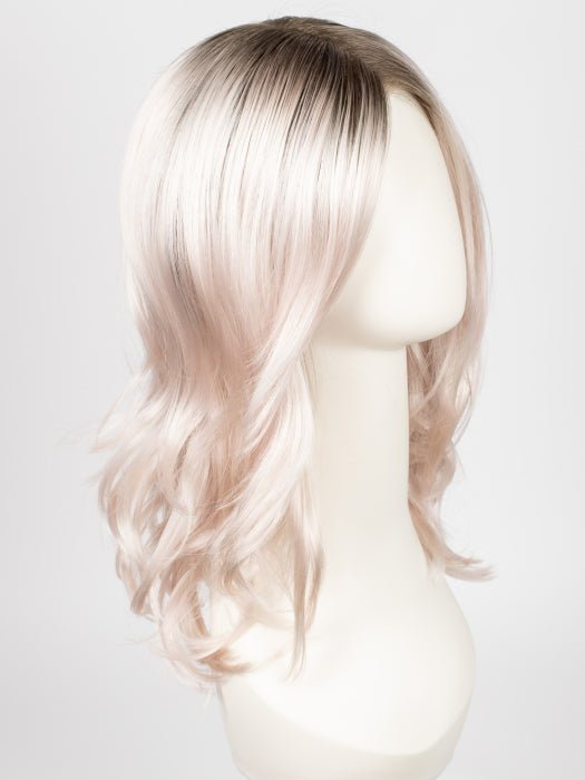 FS60/PKS18 FROST | Pure White with Pink Blended, Shaded with Dark Natural Ash Blonde