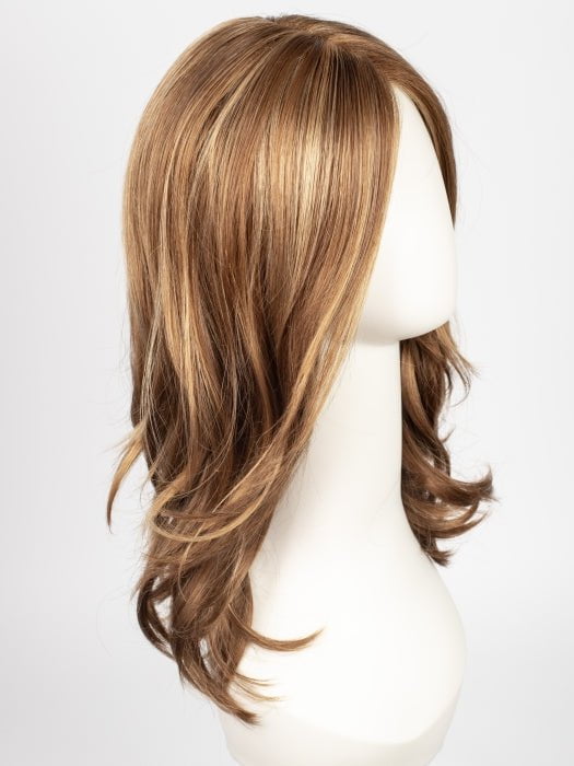 FS27 | Medium Red-Gold Brown and Light Red-Gold Blonde Blend with Light Red-Gold Blonde Bold Highlights