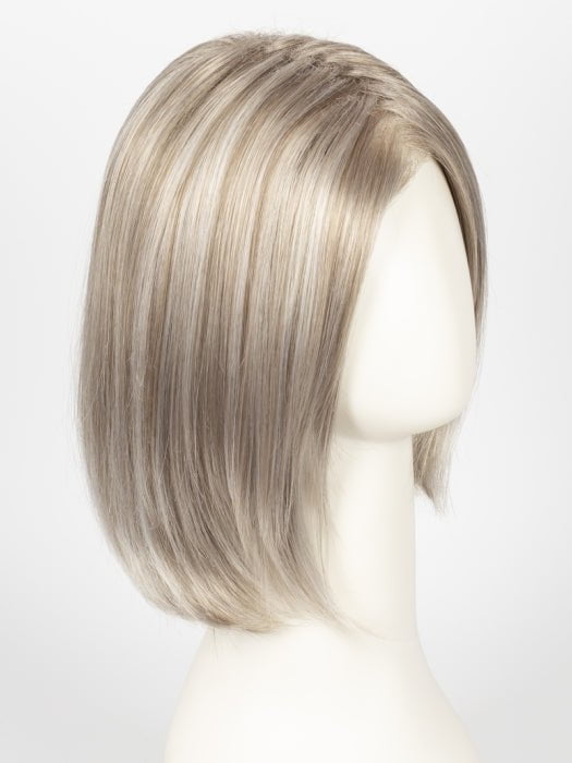 101F48T | Soft White Front, Light Brown with 75% Grey Blend with Soft White Tips