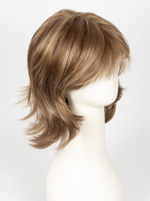 MAPLE-SUGAR |  Light Honey Brown base with Strawberry Blonde highlights