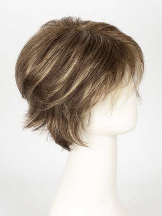 ICED-MOCHA |  Medium Brown blended with Light Blonde highlights