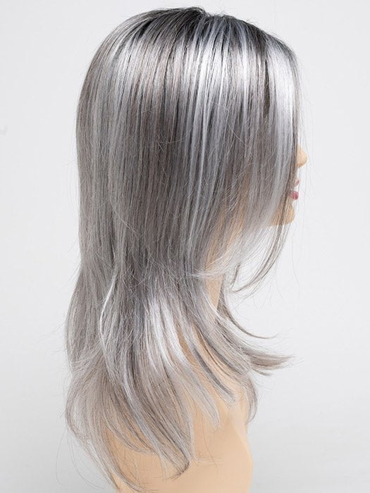 STERLING SHADOW | Medium Salt-and-Pepper Grey with Darker Brown Roots