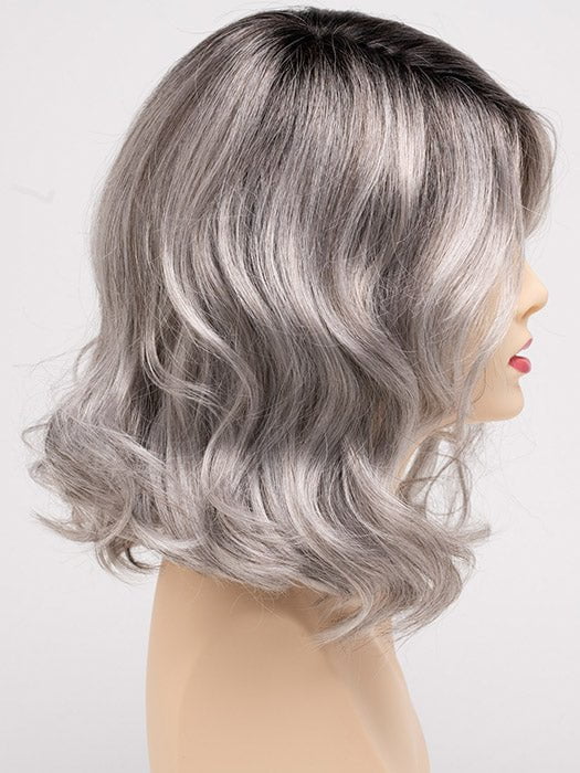 STERLING SHADOW | Medium Salt-and-Pepper Grey with Darker Brown Roots