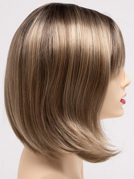 SAHARA BLONDE | Softer Dark Blonde with Light Golden Blonde, and features Chestnut Roots