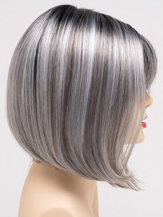 STERLING SHADOW | Medium Salt-and-Pepper Grey with Darker Brown Roots