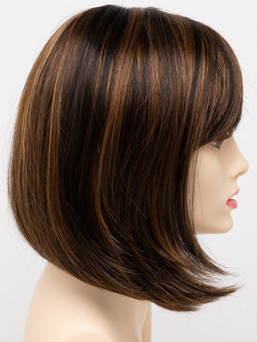 CHOCOLATE CARAMEL | Medium Brown with Soft Red and Blonde highlights