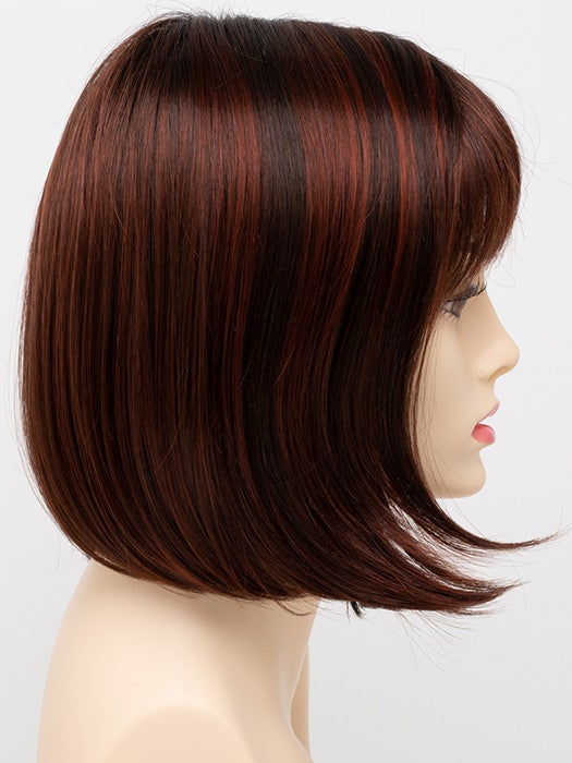 CHOCOLATE CHERRY | Dark Brown roots with overall Medium Brown base with Deep Red highlights