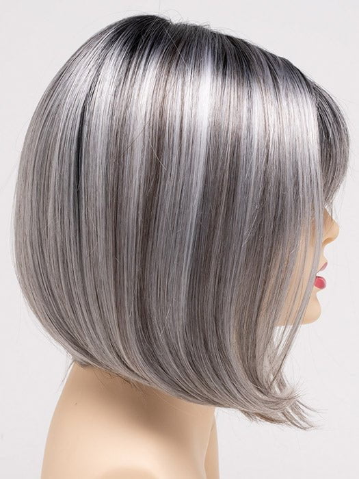 STERLING SHADOW | Medium Salt-and-Pepper Grey with Darker Brown Roots