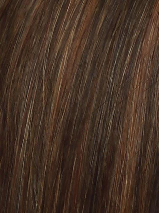 RL32/31 CINNABAR | Medium Dark Auburn Evenly Blended with Medium Light Auburn